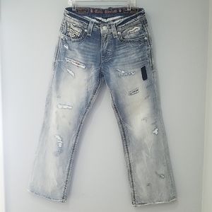 ROCK REVIVAL jeans, size 34 Kraig relaxed straight